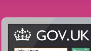 The gov.uk website designed by Ben Terrett