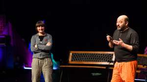 Roberto Feo and Rosario Hurtado of El Ultimo Grito at Design Indaba Conference 2014. Image: Jonx Pillemer. 