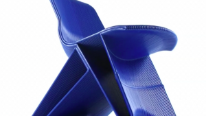 The thick lines of Dirk Vander Kooij's 3D printed chair.