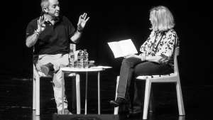 Nando's founder Robbie Brozin talks to Michelle Constant at Design Indaba Conference 2015