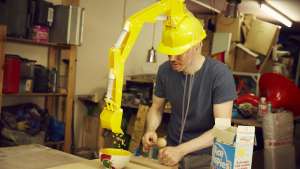 Wilcox's Crane Head Cereal-Serving Device makes pouring cereal more fun.