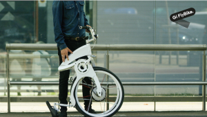 The Gi FlyBike folds in one second with one motion. 