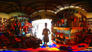 Techno-progressive virtual reality studio NubianVR has created a 360-degree film set in a dreamlike virtual version of Accra. Image: afrocyberpunk
