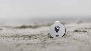 TrackR Bravo in the sand