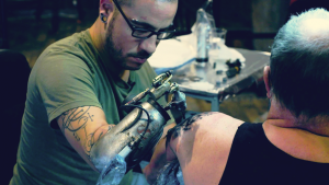 Prosthetic tattoo machine