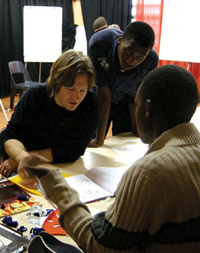Hjalti Karlsson presents at Design Indaba workshop