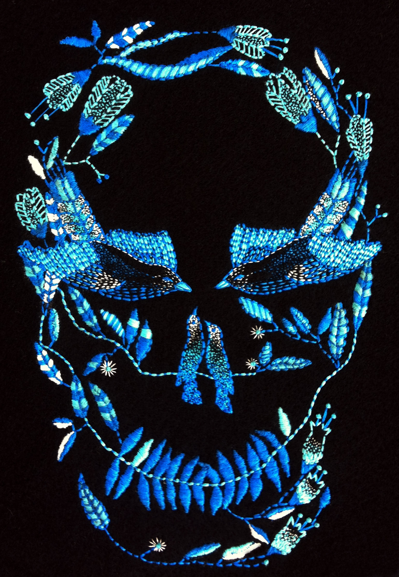 Embroidered skulls Design Indaba