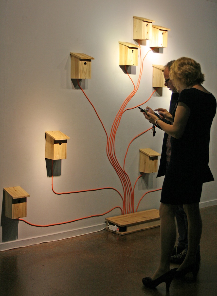 Interactive installation Pollinators increases public awareness of ...