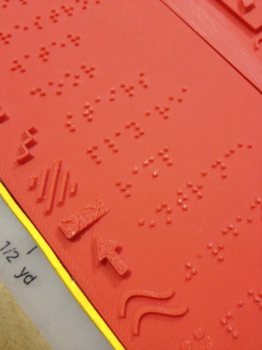 3Dprinted maps are a tactile solution for visually impaired students Design Indaba