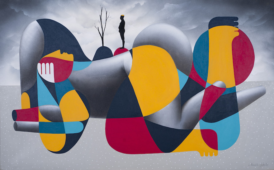 Spanish mural artist, Okuda, uses art to bridge cultural borders