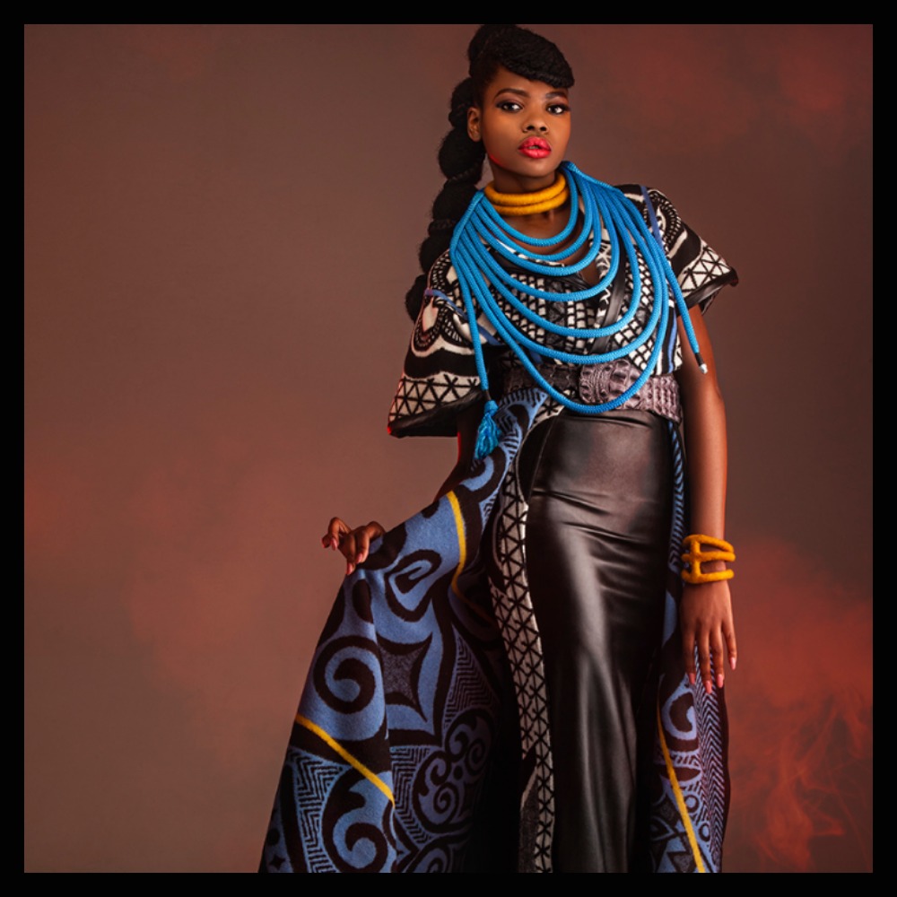 Leading local fashion designer Thabo Makhetha takes her blanket