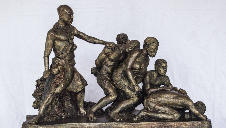Acknowledging Ghana's slave trade history with sculptor Kwame Akoto
