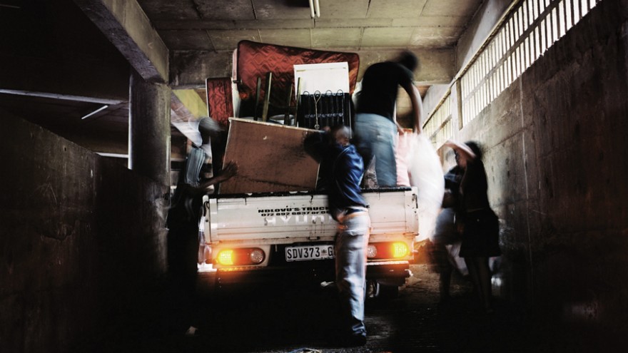 Moving In, Ponte City, Johannesburg, 2009. Photos by Mikhael Subotzky and Patric