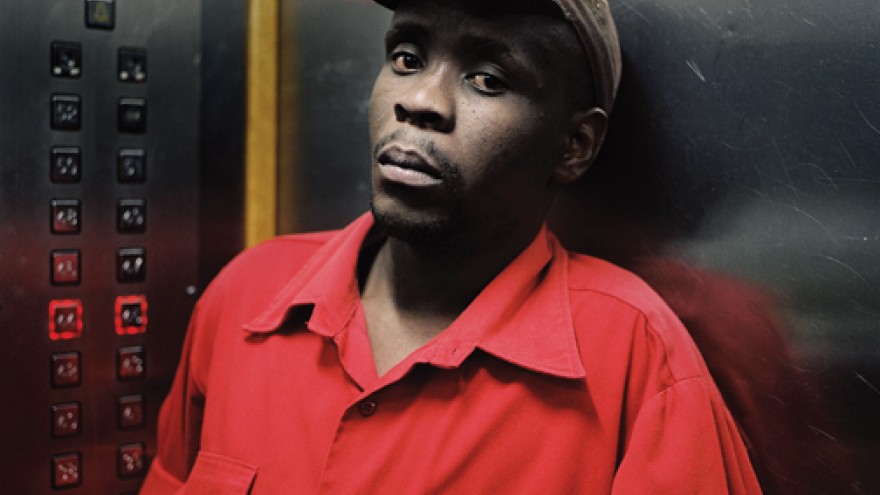 Lift Portraits, Ponte City, Johannesburg, 2008. Photos by Mikhael Subotzky and P