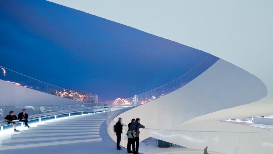 BIG Danish Pavilion at Shanghai Expo. Photo: Iwan Baan. 