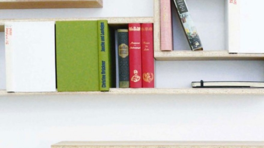 A Book Shelf by Miriam Aust. 