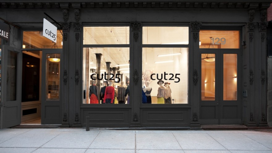 Cut25 flagship shop by Dror Benshetrit. 