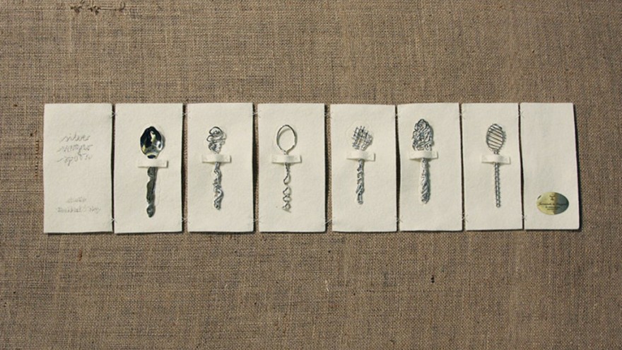 Silver Sugar Spoon by Studio Makkink & Bey. Photo via designboom. 