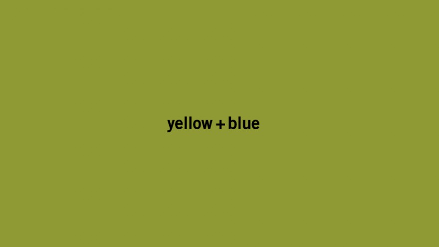 yellow+blue, a combination of the Swedish flag’s colour poster designed for the "This Is How I Do It" exhibition by Torsten and Wanja Söderberg Prize winner Hjalti Karlsson.