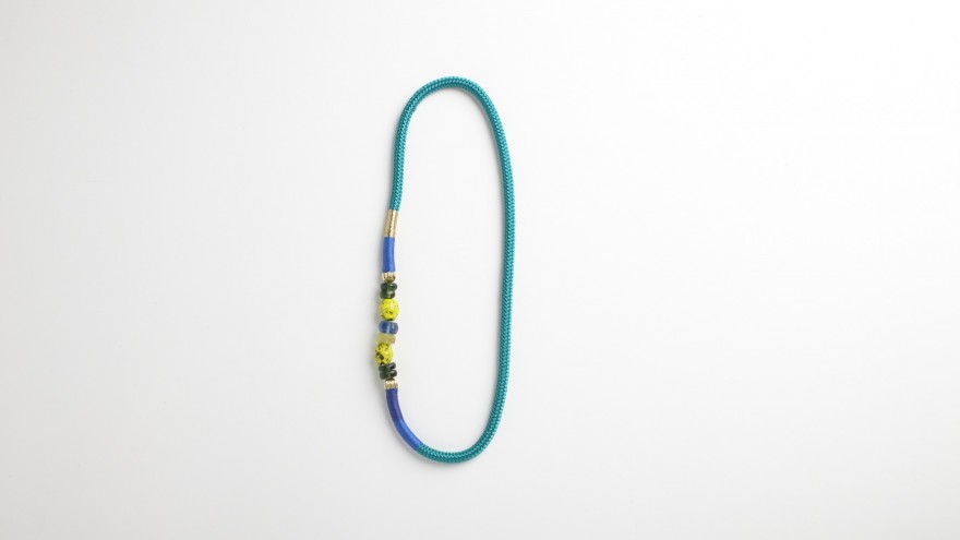 Glass Ndebele necklace from Pichulik's 2014 Spring/Summer Collection. Image: 