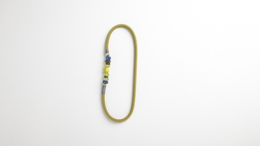 Dynamic Ndebele necklace from Pichulik's 2014 Spring/Summer Collection. 