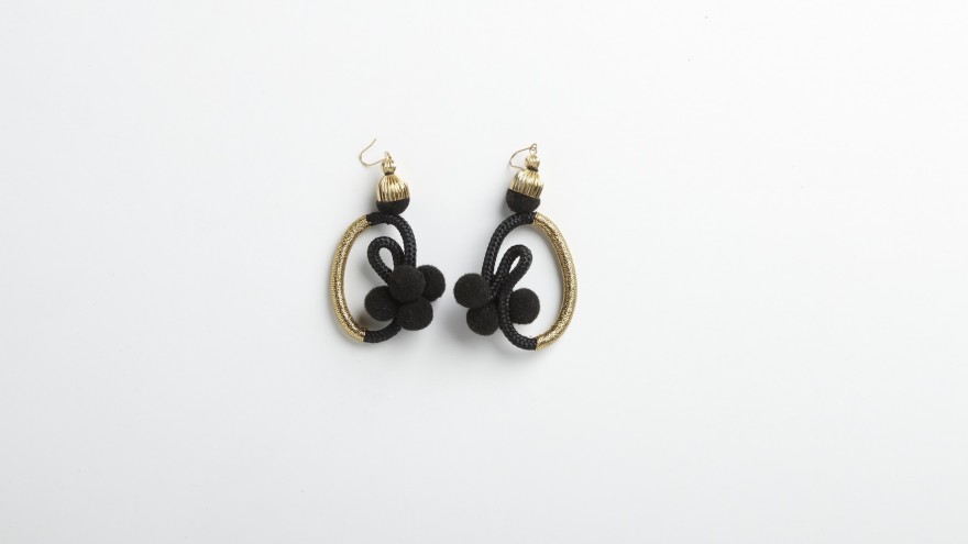 Geisha earrings from Pichulik's 2014 Spring/Summer Collection.  