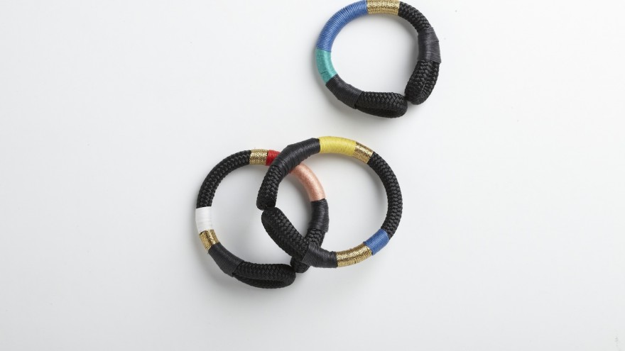 Curved bracelet from Pichulik's 2014 Spring/Summer Collection.  