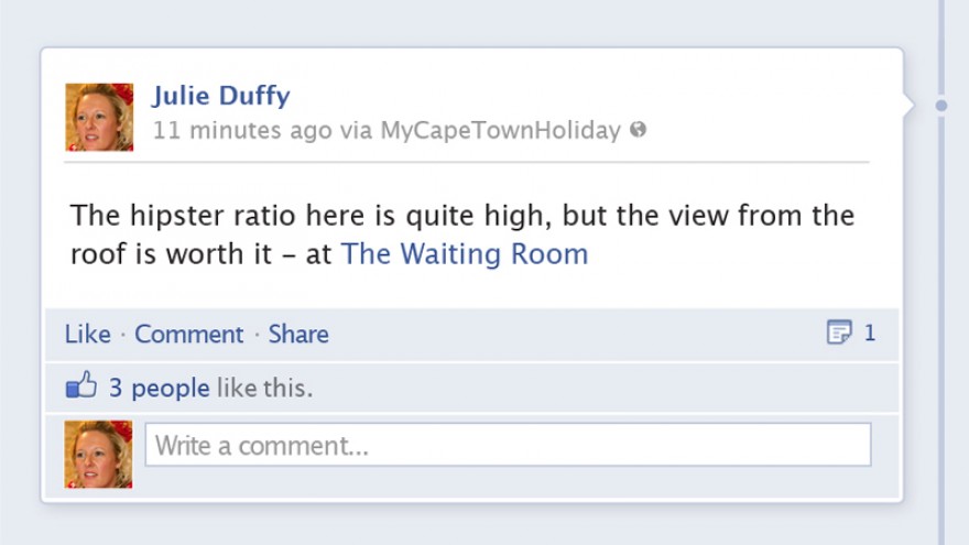 My Cape Town Holiday digital campaign by Ogilvy & Mather. 