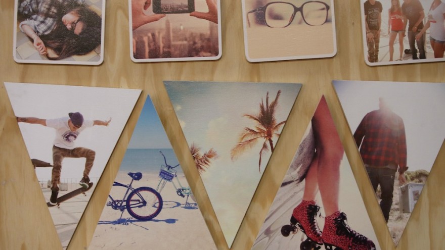 Wooden bunting by Photoblox. 