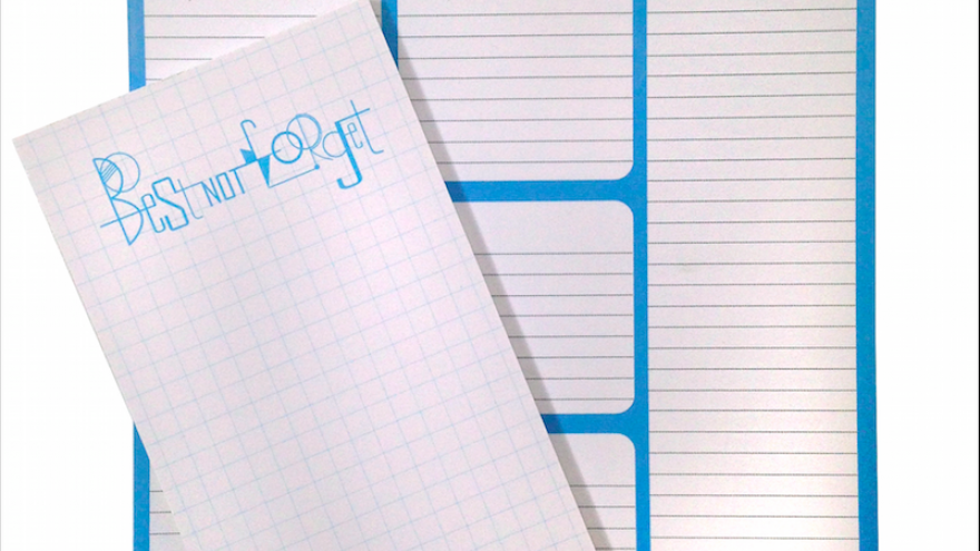 Schwarzi notepad collection. 