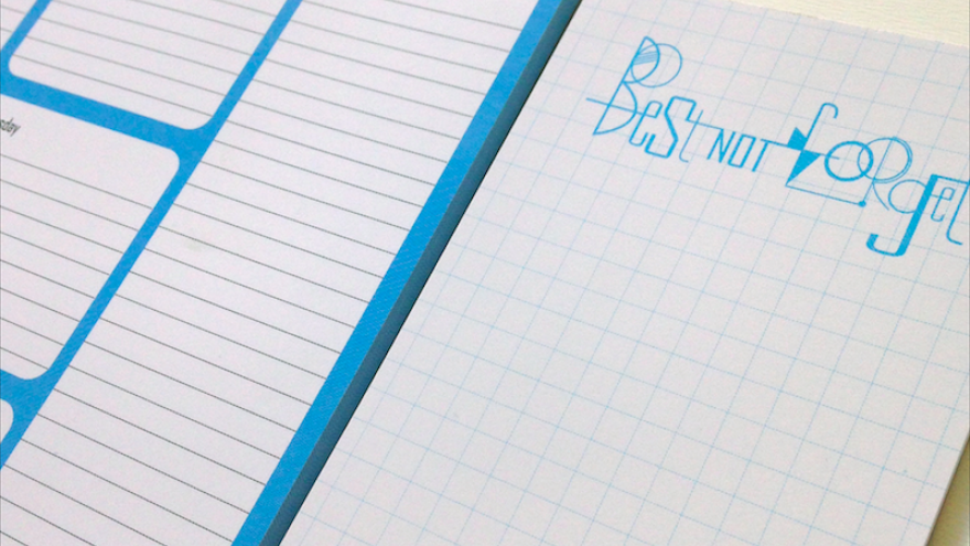 Schwarzi notepad collection. 