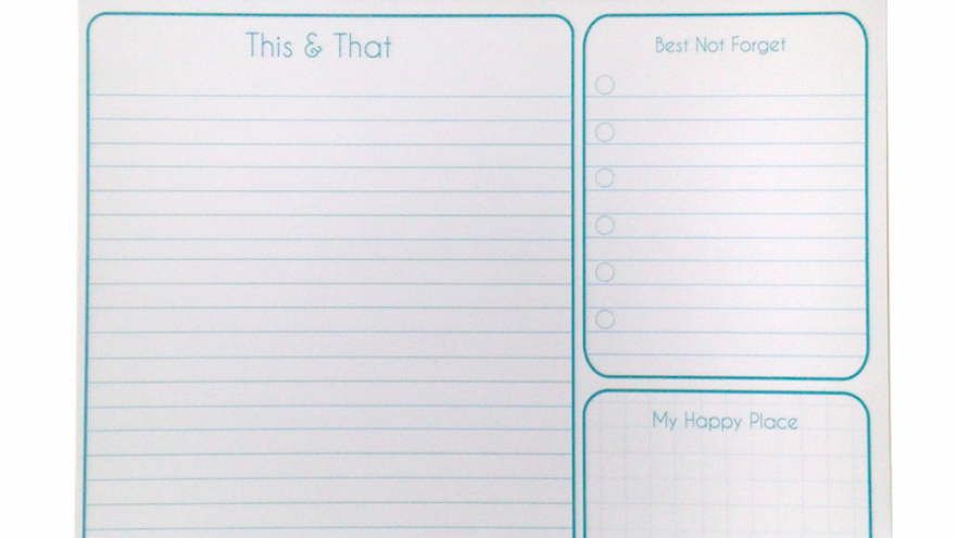 Schwarzi notepad collection. 