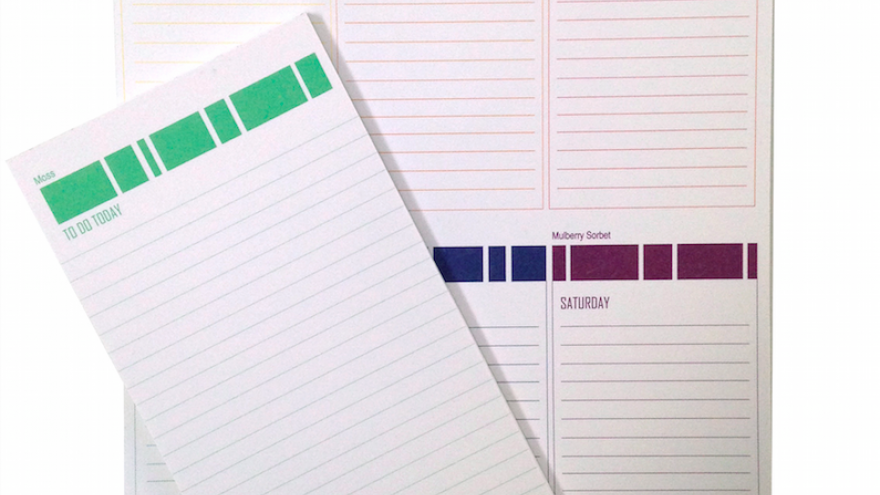 Schwarzi notepad collection. 