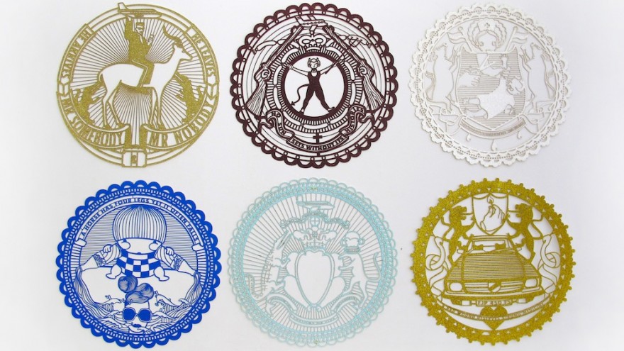 These doily designs make Mr Somebody & Mr Nobody remember long international flights, fast cars, fat chickens, six fingers and how he has to run for a patch of shade so that his shoes don’t melt on a hot day. 