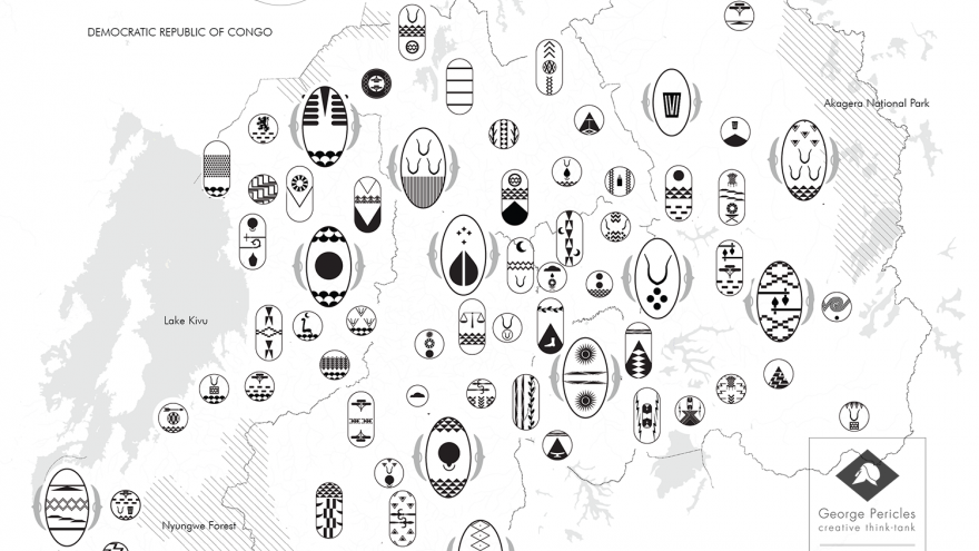 Rwandan Heraldry by George Pericles Creative Think-Tank.
