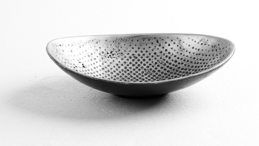 Dimple Bowl by Phil Procter, Natalie du Toit and Bronze Age. Image: Michael Currin. 