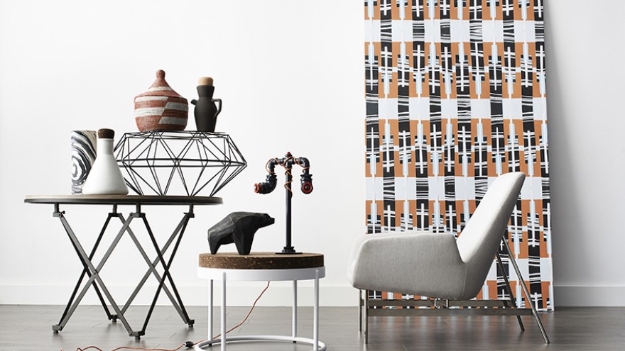 Tiphaine Alston wallpaper for Robin Sprong Wallpaper. Image: Mark Williams. 