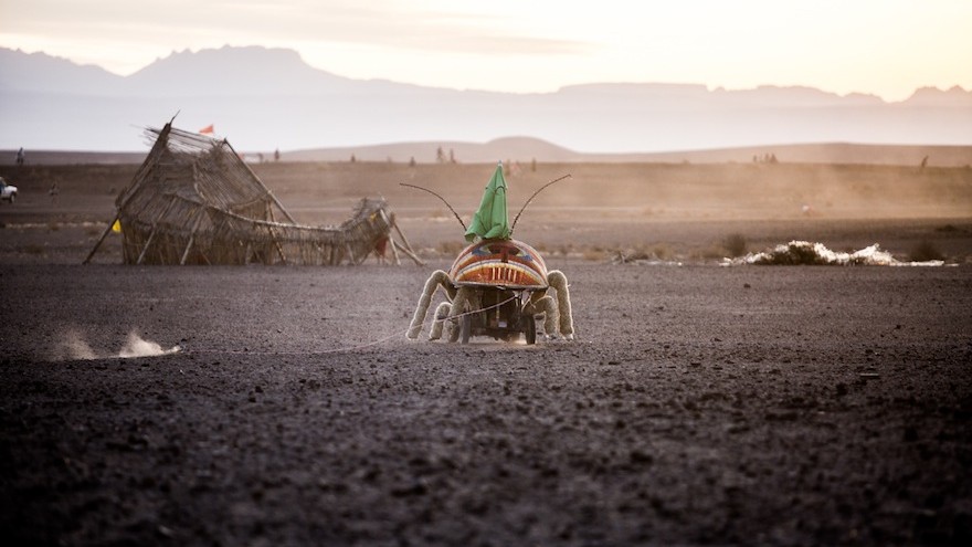 An art car in the Karoo.