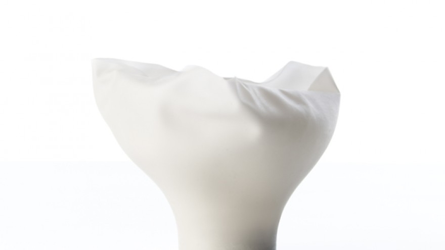 Shivering Bowls by Nendo. Photo: Hiroshi Iwasaki.    