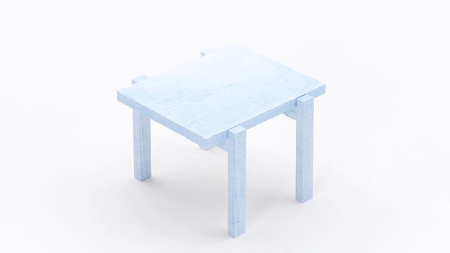 Coloured-Pencil Table. Photo: Hiroshi Iwasaki. 