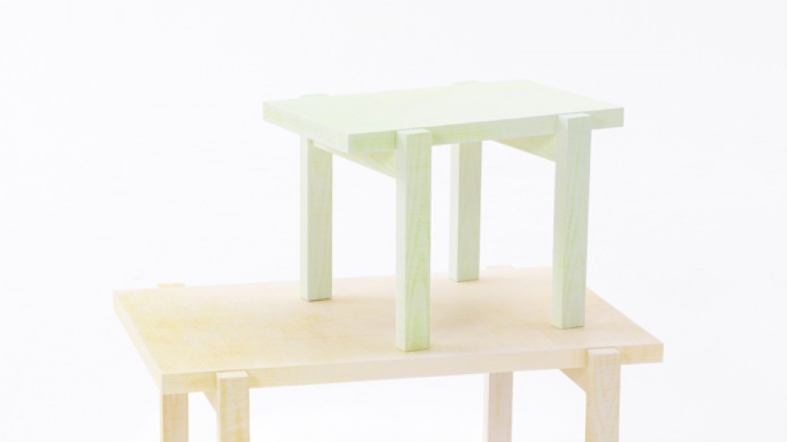 Coloured-Pencil Table. Photo: Hiroshi Iwasaki. 