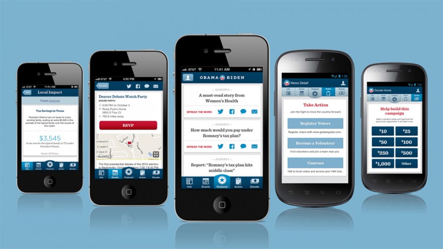 Obama For America Mobile Campaign: Core77 Awards 2013.