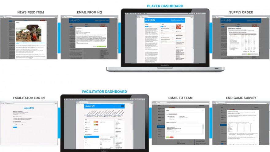 UNICEF Emergency Response Simulation Game: Core77 Awards 2013.