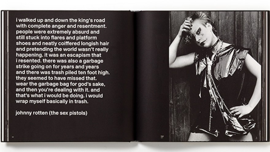 Punk: Chaos to Couture catalogue by Abbott Miller. 