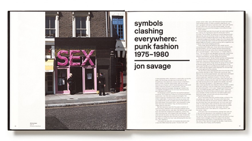 Punk: Chaos to Couture catalogue by Abbott Miller. 