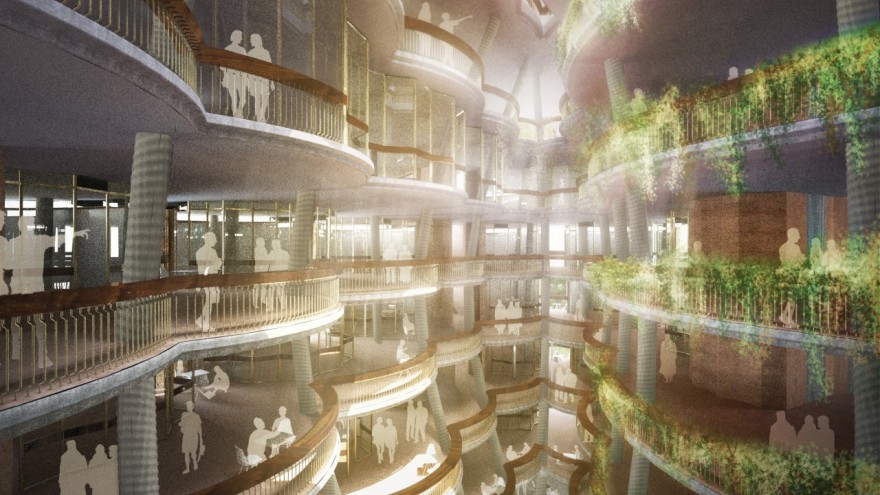 Learning Hub by Thomas Heatherwick. 