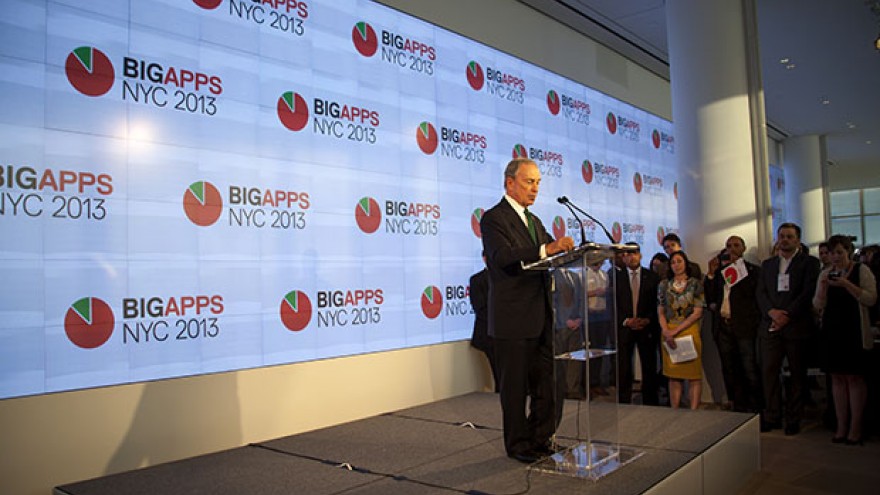 BigApps 2013 identity by Michael Bierut. 