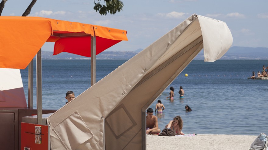 Beach Library by Matali Crasset. Photo: Philippe Piron.