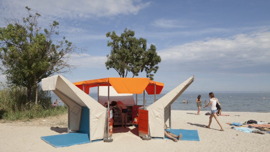 Beach Library by Matali Crasset. Photo: Philippe Piron.