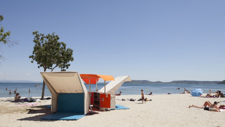 Beach Library by Matali Crasset. Photo: Philippe Piron.